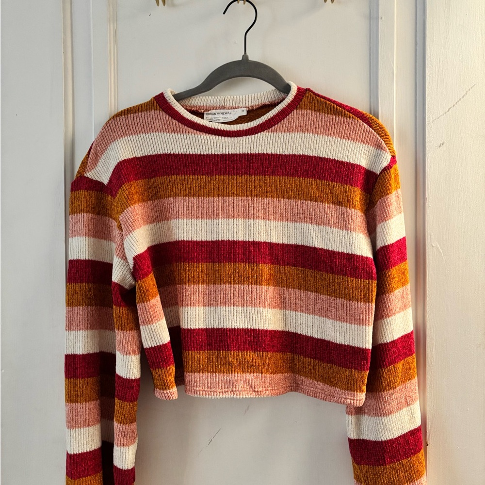 Urban Outfitters Multicolor Striped Crop Top